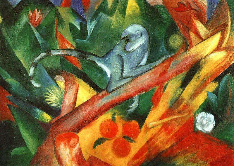 Franz Marc The Monkey  aaa china oil painting image